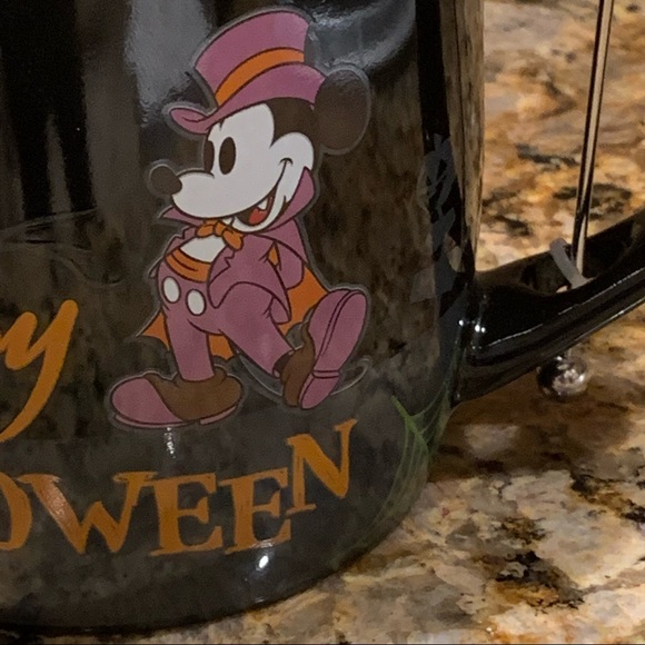 Disney Happy Halloween Mug with Mickey Pumpkin Stirrer - Picture 4 of 12